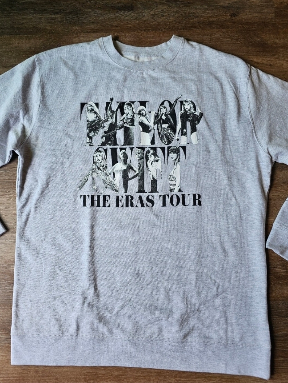 Taylor Swift Gray and Black Tour Logo Sweatshirt Interior Label